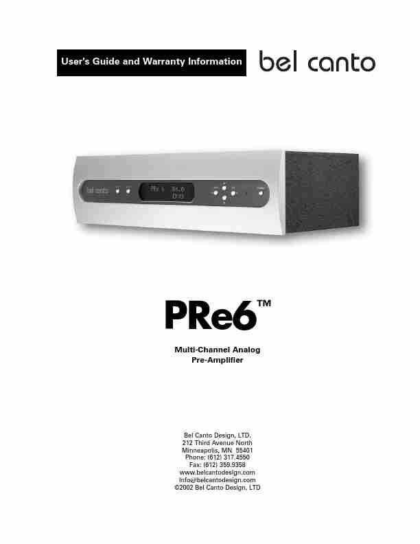 Bel Canto Design Stereo Amplifier PRe6-page_pdf